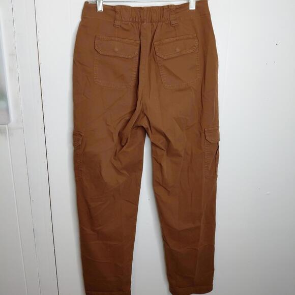 Old Navy Pants Womens Small Tall High Rise OG Chino Cargo Utility Stretch Waist - Picture 2 of 9